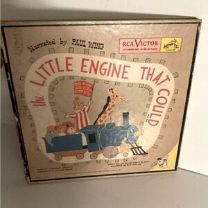 The Little Engine That Could Little Nipper Series Story Book and 2 Vinyl Album